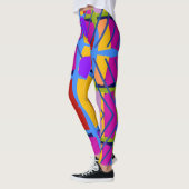 Abstrakter Matisse-Stil Leggings (Links)