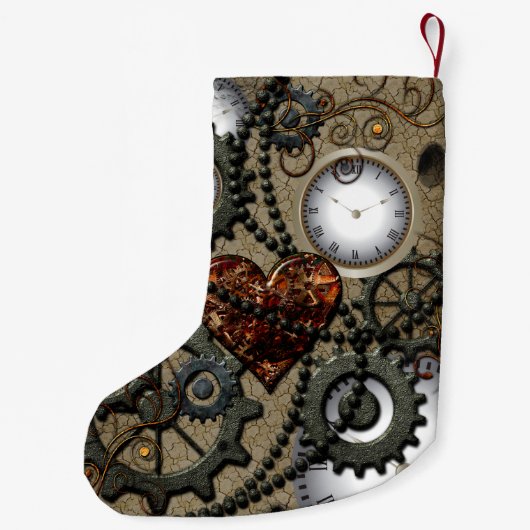 Abstrakter mechanischer Entwurf Kleiner Weihnachtsstrumpf (Rückseite)