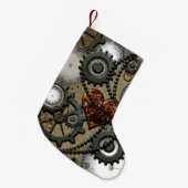 Abstrakter mechanischer Entwurf Kleiner Weihnachtsstrumpf (Vorderansicht (hängend))