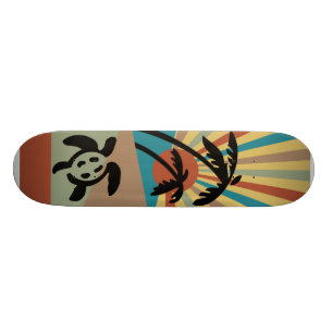 Abstrakter MeerblickSkateboard Skateboard