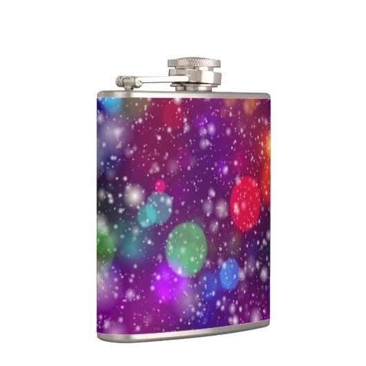 Abstrakter mehrfarbiger Bokeh-Hintergrund-25363 Flachmann (Rechts)