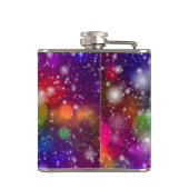 Abstrakter mehrfarbiger Bokeh-Hintergrund-25363 Flachmann (Rückseite)