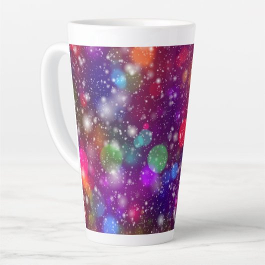 Abstrakter mehrfarbiger Bokeh-Hintergrund-25363 Milchtasse (Linke Ecke)