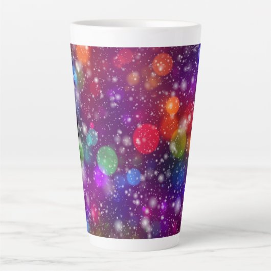 Abstrakter mehrfarbiger Bokeh-Hintergrund-25363 Milchtasse (Vorderseite)