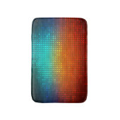 Abstrakter mehrfarbiger Fußball, künstlerisches Li Badematte (Vorderseite Vertikal)