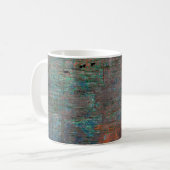 Abstrakter mehrfarbiger Grunge-Hintergrund mit abs Kaffeetasse (Vorderseite Links)