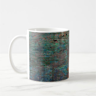 Abstrakter mehrfarbiger Grunge-Hintergrund mit abs Kaffeetasse