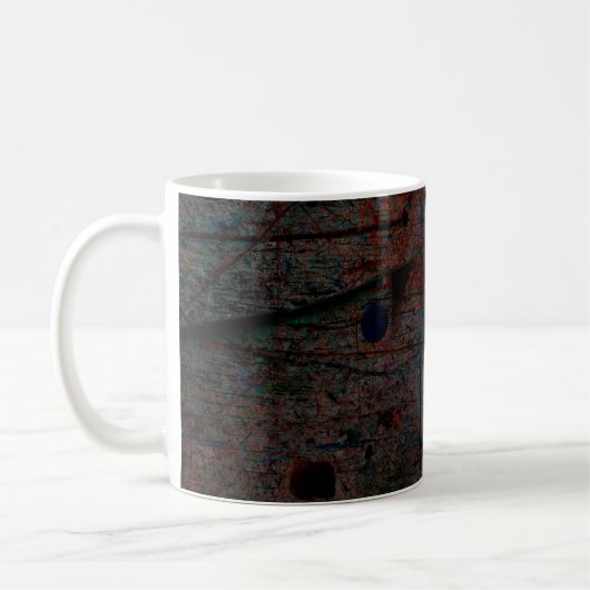 Abstrakter mehrfarbiger Grunge-Hintergrund mit abs Kaffeetasse (Links)
