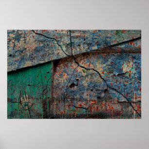Abstrakter mehrfarbiger Grunge-Hintergrund mit abs Poster