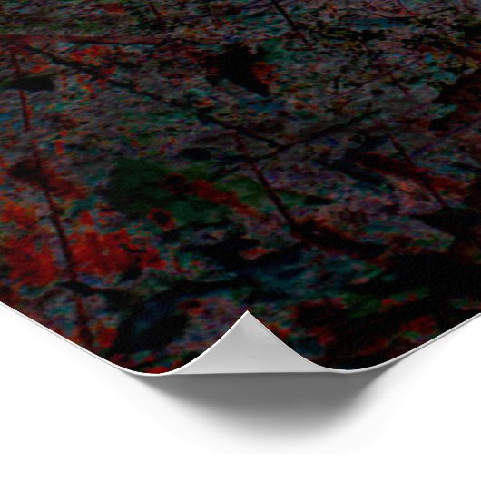 Abstrakter mehrfarbiger Grunge-Hintergrund mit abs Poster (Ecke)