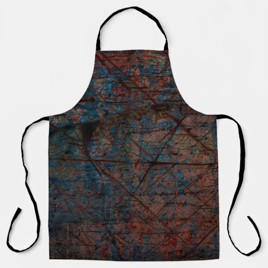 Abstrakter mehrfarbiger Grunge-Hintergrund mit abs Schürze (Vorderseite)