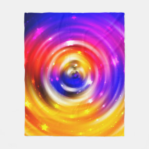 abstrakter mehrfarbiger Hintergrund. brillanter Kr Fleecedecke