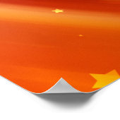 abstrakter mehrfarbiger Hintergrund. brillanter Kr Poster (Ecke)