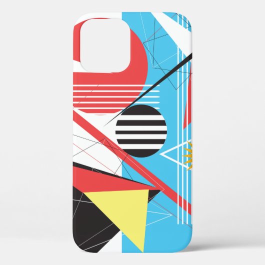 Abstrakter mehrfarbiger Hintergrund des geometrisc Case-Mate iPhone Hülle (Rückseite)