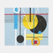 Abstrakter mehrfarbiger Hintergrund des geometrisc Fleecedecke (Vorderseite (Horizontal))