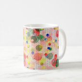  Abstrakter, mehrfarbiger Hintergrund mit unscharf Kaffeetasse (VorderseiteRechts)