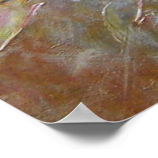 Abstrakter Melody-Druck Poster (Ecke)