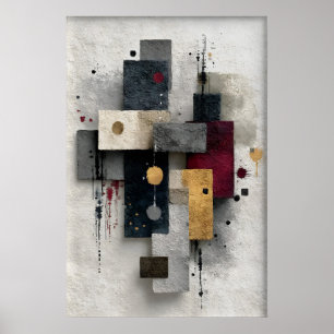 Abstrakter Minimaldruck, Druckbare Kunst, Moderne  Poster