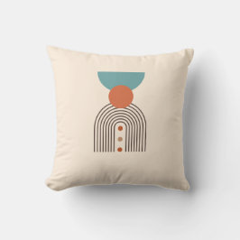 Abstrakter Minimalistischer Boho ästhetischer Mini Kissen