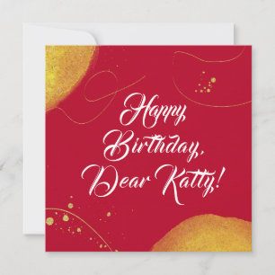 Abstrakter, minimalistischer Geburtstag