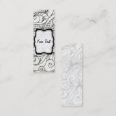 Abstrakter mit Blumenhintergrund der Mini Visitenkarte (Vorne/Hinten)