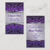 Abstrakter mit Blumenhintergrund der Visitenkarte (Vorne/Hinten)