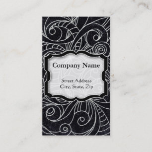 Abstrakter mit Blumenhintergrund der Visitenkarte