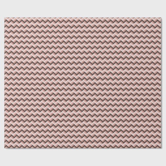 Abstrakter, moderner 3D-Streifen Nahtlos Geschenkpapier (Flach)