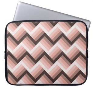Abstrakter, moderner 3D-Streifen Nahtlos Laptopschutzhülle