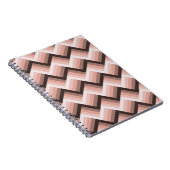 Abstrakter, moderner 3D-Streifen Nahtlos Notizblock (Rechte Seite)