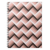Abstrakter, moderner 3D-Streifen Nahtlos Notizblock (Vorderseite)