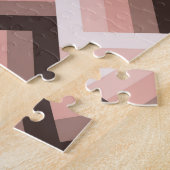 Abstrakter, moderner 3D-Streifen Nahtlos Puzzle (Seite)