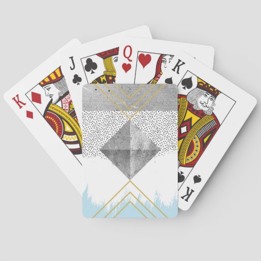 Abstrakter moderner Entwurf Spielkarten (Rückseite)