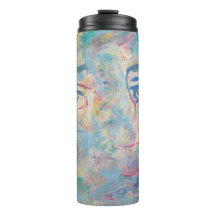 Abstrakter moderner "Extravaganter" Thermaltumbler