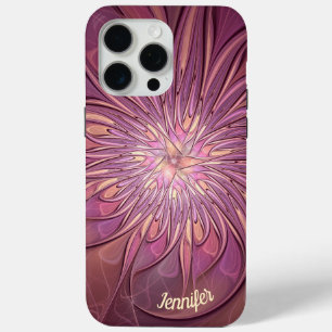 Abstrakter moderner floraler Fraktal-Beeren-Farben Case-Mate iPhone Hülle