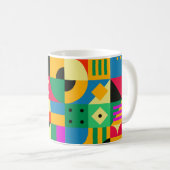Abstrakter moderner Garten Kaffeetasse (VorderseiteRechts)