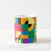 Abstrakter moderner Garten Kaffeetasse (Mittel)