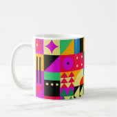 Abstrakter moderner Garten Kaffeetasse (Links)
