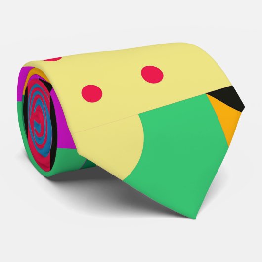 Abstrakter moderner Garten Krawatte (Gerollt)
