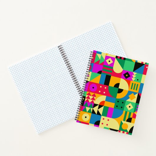 Abstrakter moderner Garten Notizblock (Innenseite)