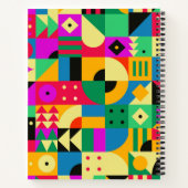 Abstrakter moderner Garten Notizblock (Rückseite)