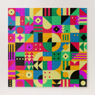 Abstrakter moderner Garten Puzzle