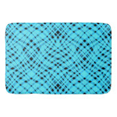 Abstrakter, moderner geometrisch hell gestreifter  badematte (Vorderseite)