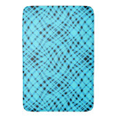 Abstrakter, moderner geometrisch hell gestreifter  badematte (Vorderseite Vertikal)