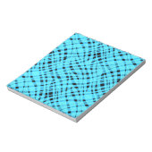 Abstrakter, moderner geometrisch hell gestreifter  notizblock (Rotiert)