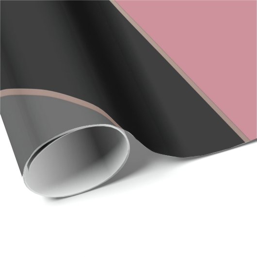 Abstrakter, moderner geometrischer Dreiecksdruck Geschenkpapier (Rolleneckpunkt)