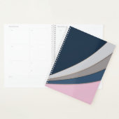 Abstrakter, moderner geometrischer, einfacher Druc Planer (Anzeige)