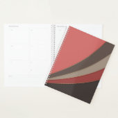 Abstrakter, moderner geometrischer, einfacher Druc Planer (Anzeige)
