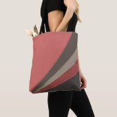 Abstrakter, moderner geometrischer, einfacher Druc Tasche (Von Nahem)