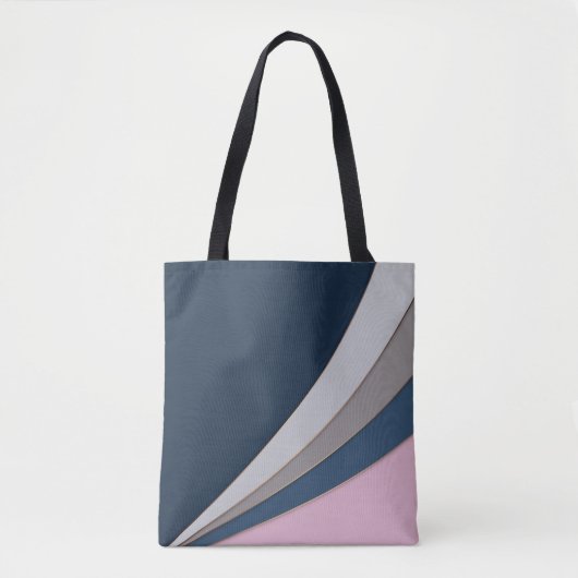 Abstrakter, moderner geometrischer, einfacher Druc Tasche (Vorderseite)